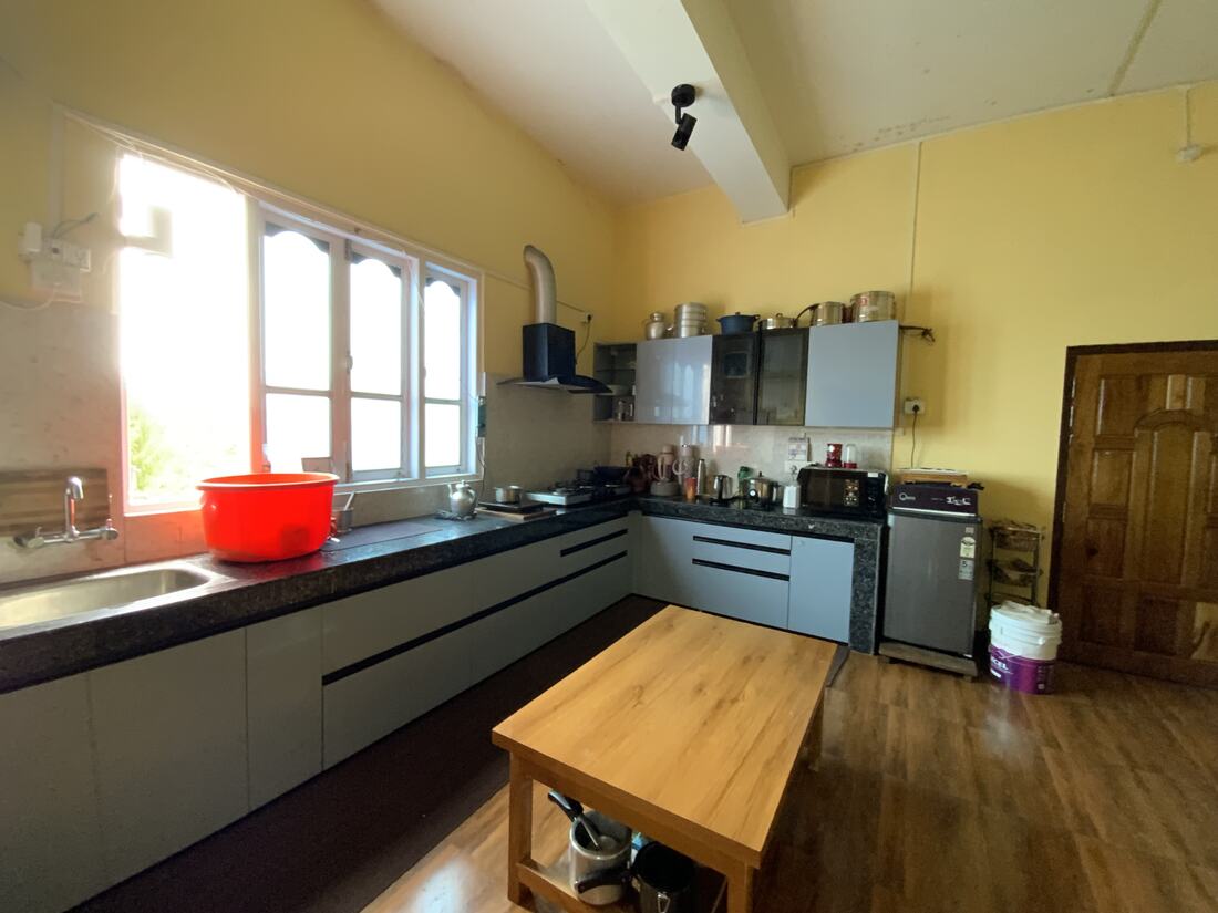 The kitchen everything comes out of